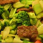 Beef Vegetable with Almond