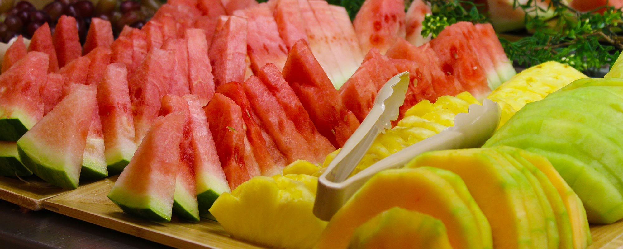 Watermelon, Pineapple and Melon Slices
